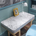 Art3d 120"x17.3" Self-Adhesive Wallpaper: Peel and Stick Grey Marble Paper, Matte Finish