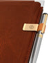 Dryden Designs Fountain Pen, Medium Nib 0.5mm, Includes 6 Ink Cartridges, Notebook Clips, and Ink Refill Converter,