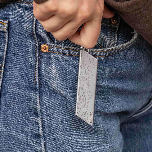 Gerber Gear EAB Utility Knife, Clips to Pocket or Keychain with Replaceable Razor Blade for Everyday Carry, EDC Gear