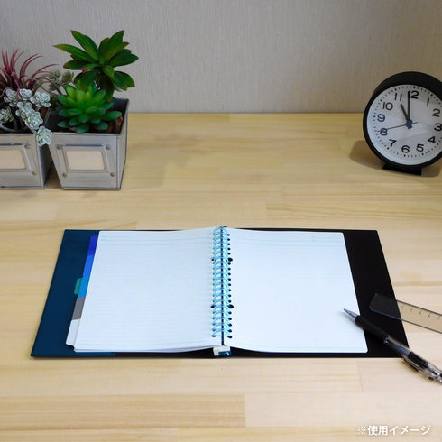 Maruman F414-52 Loose Leaf Binder, A5, Clarte, 20 Holes, Light Blue