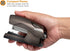 Bostitch Office Heavy Duty Stapler, 40 Sheet Capacity, No Jam, Half Strip, Fits in Palm, Black Chrome