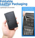 YOUMI Precision Screwdriver Set - 25-1 Tool Repair Kit with Leather Case for iPhone, MacBook, and More