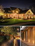 12W 12V-24V 2 Pack SUNVIE Low Voltage Landscape Lighting Shielded Well Lights Landscape LED in Ground Waterproof Low