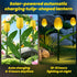 X-GiftKey 6PACKS Outdoor Solar Lights Waterproof - Brighter Tulip Flowers with Garden Gifts Stake Lights Decor,Yard