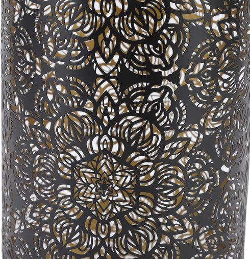 E27 E26 HYWHUYANG Lamp Shade, Hollow Carving Lamp Shade, Metal Cylindrical Circular Lamp Shade, Detachable Decorative