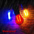 15 Pack S14 Bulbs, 2 Bulbs E26 Bulbs, 120V LED Red String Light Shatterproof Watt Replacement for Outdoor String Light