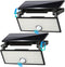 Solar Motion Lights Outdoor 2 Pack, Exterior Motion Light 3 Lighting Modes