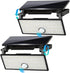 Solar Motion Lights Outdoor 2 Pack, Exterior Motion Light 3 Lighting Modes