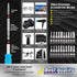258-Piece Set,Chrome Set, set, Amartisan Ultimate Screwdriver Bit Vanadium Steel Driver Bit Security bit Includes Bits