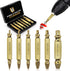 Damaged Screw Extractor Kit, 6 Piece Titanium Set for Hassle-Free Broken Bolt and Screw Removal