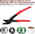 Strapping Cutter Banding Tool, 12" Heavy-Duty Cutter for Steel, Iron, PET, PP Banding, High-hard Steel