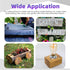 Swpeet 300Pcs 3/4 Inch High Quality Galvanized Roofing Felt Nails for Fastening Roofing Felt and Asphalt Shingles