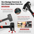 4-Piece Hammer Set 2LB 24oz 20oz 3LB Sledgehammer YIYITOOLS - Dead Blow, Ball Peen, Claw, - One-Piece Carbon Steel