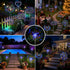 1 Pack 8 btfarm Solar Garden Lights Outdoor, Modes Firework Lights Solar Powered, Waterproof Twinkle Fairy Light