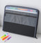 NAFY Expanding File Folder, 13 Pockets Document Organizer with Zipper, A4 Size with 27 Multicolor Labels