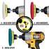 Drillbrush Set Power Scrubber Brush - Drill Brush Attachment - Grout Brush Drill Attachment - Drill Scrubber Attachment