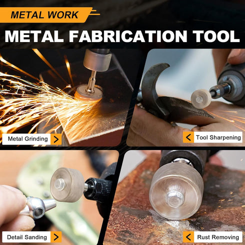 Diamond Sanding Bits for Dremel Rotary Tool, 150 Grit Grinding Stone Sanding Drill Bits for Metal & Woodworking