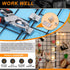30 Sets Stainless Steel Gridwall Joining Clip Connectors, Grid Panel Joining Clips for Grid Panels