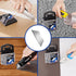 JETMORE 50 Pack Utility Knife Blades, SK5 High Carbon Steel Standard Size Blades for Box Cutter