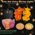 Summer 40LED 14ft Solar Cat String Lights - Christmas Thanksgiving Holiday Decor - Waterproof Kitty Fairy Lights