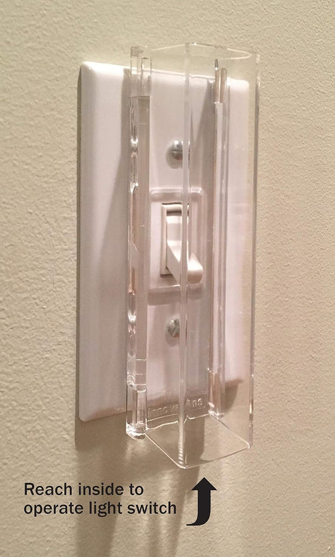 Child Proof Light Switch Guard - For Standard Toggle Style Switches