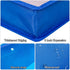 YoeeJob Plastic File Folders Legal Size 2 Pcs - Expandable Document Folder with Snap Button Closure, Blue