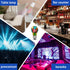 LED Stained Glass Light Bulb, A19 4W, E26 Base, Painted Night Light, Mosaic Party Light Bulb