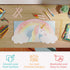 Uncommon Desks Kid's Desk Mat - for Schoolwork Arts & Crafts - Fun Computer & Mouse Pad Blotter - Washable Table Cover - Student School Organizer - Cute Office, Home, School Supplies - Unicorn Design by Uncommon Desks