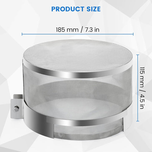 Smart Meter Shield, Haoguo Faraday Cage for Smart Meter, Durable Stainless Steel 316