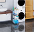 Yieach 4 Tier Acrylic Clear Rolling Cart with Wheels,Plastic Storage Cart on Wheels for Bedside,Dorm Room,Bathroom