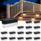 Solar Deck Lights Outdoor 16 Packs, Solar Powered LED Step Lights Waterproof