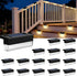 Solar Deck Lights Outdoor 16 Packs, Solar Powered LED Step Lights Waterproof