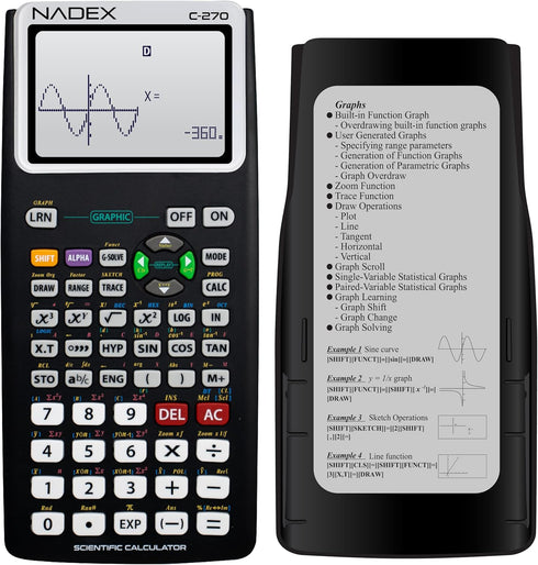 Scientific Calculator with Graph Functions for College and High School Students, Advanced Mathematics