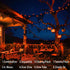 cshare 9.8ft 30LED Halloween Lights Battery Operated or USB, Creepy Cloth String Lights with Timer Waterproof Orange