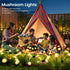2pack Solar Garden Lights, Solar Fairy Lights for Outside, Swaying Mushroom Lights Outdoor Decorative, Waterproof Light