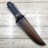 Fixed Blade Knife Sheath for up to 8 Inch Blade, Leather Knife Holder for Hunting Knife