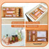 Trotianingyu Set 25 Coffee Acrylic Drawer Organizers Storage for Makeup, Office Desk Small Vanity Trays for Drawer