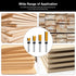 Set Bit-1/4 Inch Shank-4 Flush Trim Router for Woodworking - Cabinet, Rabbeting, Tongue & Groove(Router pcs Straight)