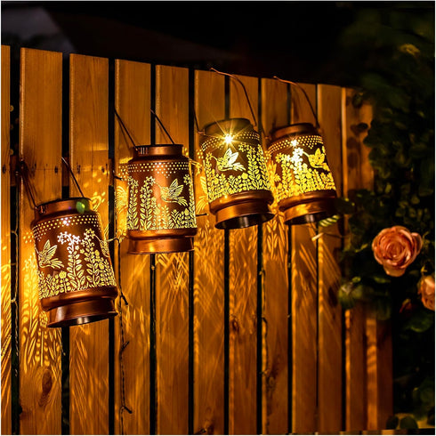 Hummingbird Hummingbird Mothers Day Gifts for Mom Solar Lanterns Outdoor Waterproof Hanging Solar Lights Gifts