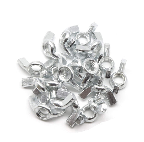 binifiMux 3/8"-16 Wing Nuts, Pack of 20 Fasteners Parts Butterfly Nut, Hurrican Shutter Panel Hand Twist