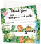 HMJKL Dinosaur Thank You Cards Fill In The Blank, Dino Thank You Notes