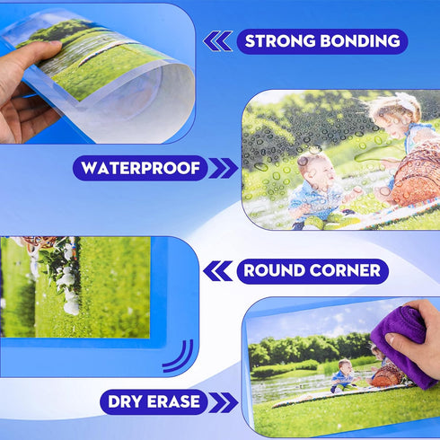 CAREGY Thermal Laminating Pouches, 200 Pack, 3 Mil, Clear, Letter Size
