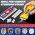 100 DIYSELF Single Edge Razor Blades, Blades, Razor Blades Refiils for Razor Scraper, Utility Knife, Heavy Duty One