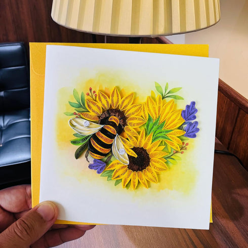 Quilling Cards, handmade card, quilled cards with Dedicated Paper, quilling birthday cards for women or all occasions: