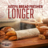8x27" Linen Baguette Bag Single Baguette Bread Bag for Homemade Artisan Bread, Unbleached Reusable Food Storage