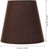 Bulb 5.51X5.51X5.11In Totority Cloth Lamp Shade Coffee Lamp Cover Handmade Decorative Lighting Accessory for Table