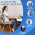 Tailbone Benazcap Large Memory Foam Seat Cushion Lumbar Support Pillow for Sciatica & Pressure Relief Coccyx Pad