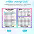 Sooez 100 Envelopes Money Saving Challenge - Savings Challenges Book with Envelopes, Flexible Saving $5050