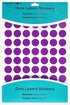 PARLAIM 1050 3/4" Round Color Coding Circle Dot Labels, 15 Sheets, 0.75 inch Purple Stickers
