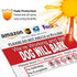 Do Not Knock or Ring Bell Leave Package Sign - The Dog Will Bark (Hang Sign)